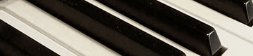 close-up photo of a piano keyboard